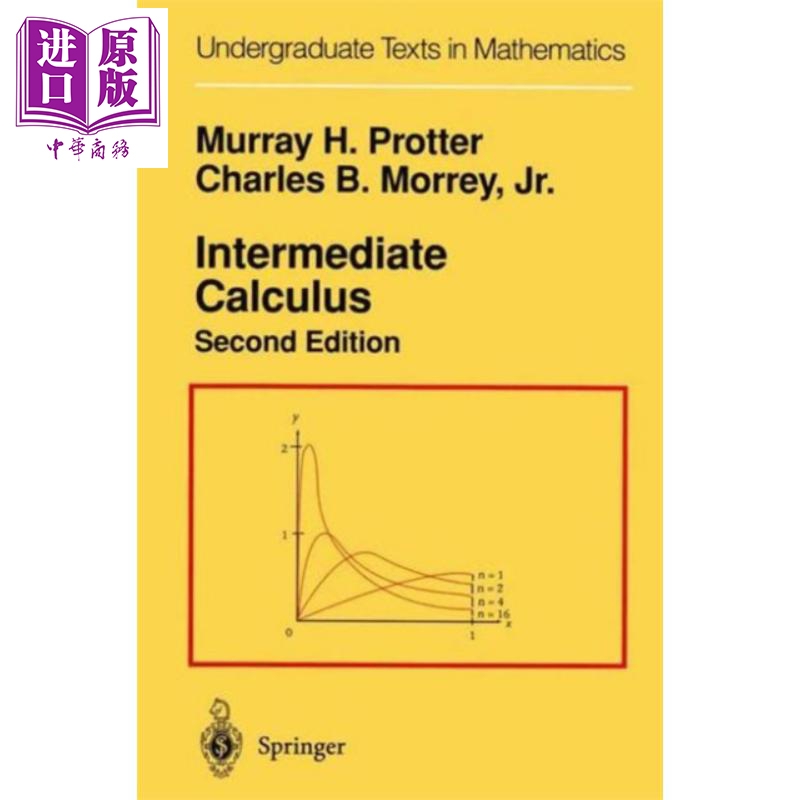 intermediate calculus 英文原版 mh protter cb jr morrey