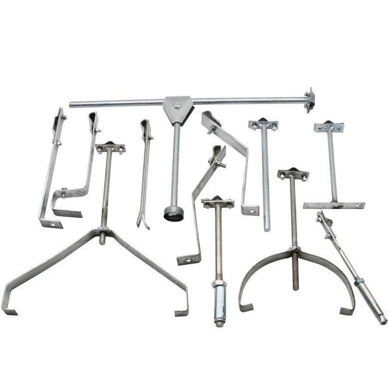 伊集邦脊瓦避雷卡避雷带固定调节支架瓦式避雷夹镀锌防雷卡子定制可