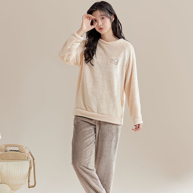 ŷ�Ϸ� ��Ŵ������װ Ůʿ˯�� �ﶬ�������޿��⴩�Ҿӷ� �װ� L 59.77Ԫ