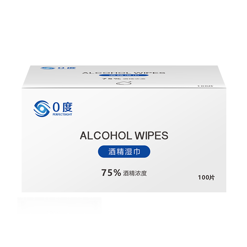 0度美國(guó)0度 手機(jī) iPad清潔棉片75%消毒濕巾100片 獨(dú)立包裝筆記本 相機(jī)屏幕擦布 1盒（100片）