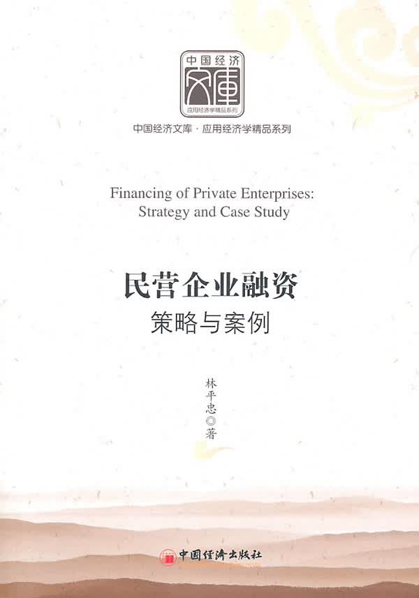 民营企业融资策略与案例【正版图书】
