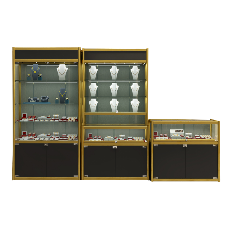荣将珠宝展示柜奖杯奖牌荣誉证书茶叶具样品陈列柜产品展示架玻璃柜台