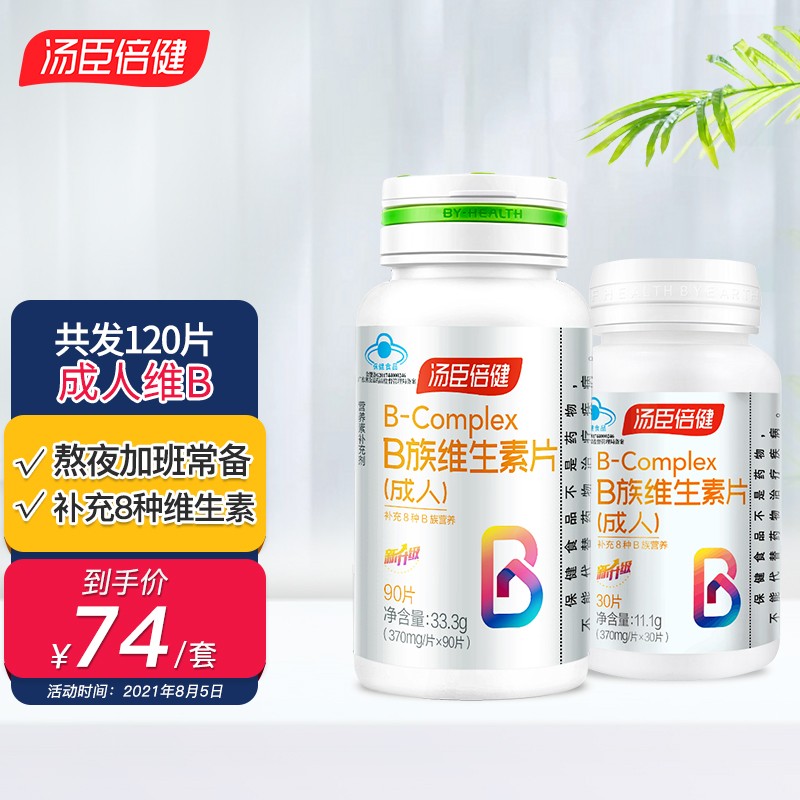 汤臣倍健维生素B族120片价格,历史走势和销售趋势