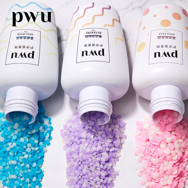 朴物大美pwu 双色洗衣留香珠香氛护衣衣服柔顺剂香水香味持久清香衣物护理剂洗衣香珠伴侣薰衣草 玫瑰 海洋0g 3 虎窝购