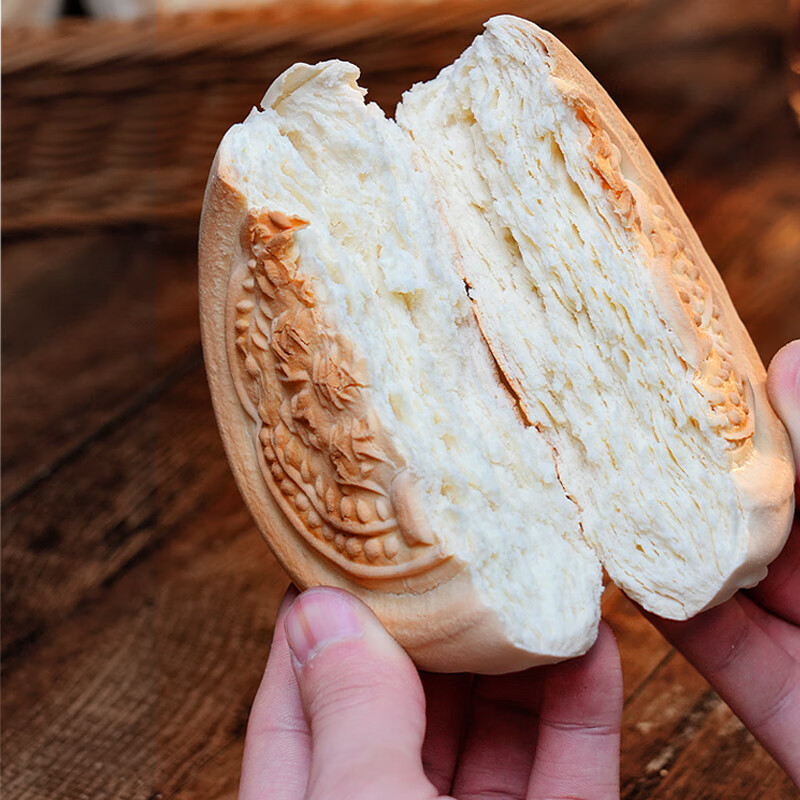 希森 山东老面千层麦香火烧饼200克/个 呛面硬面馒头手工早餐现做美食 千层火烧饼10个