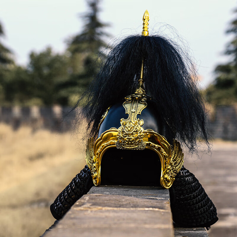 雅格罗伊盔甲古装将军古代铠甲头盔中国甲胄盔甲配件搭配大中小玻璃钢