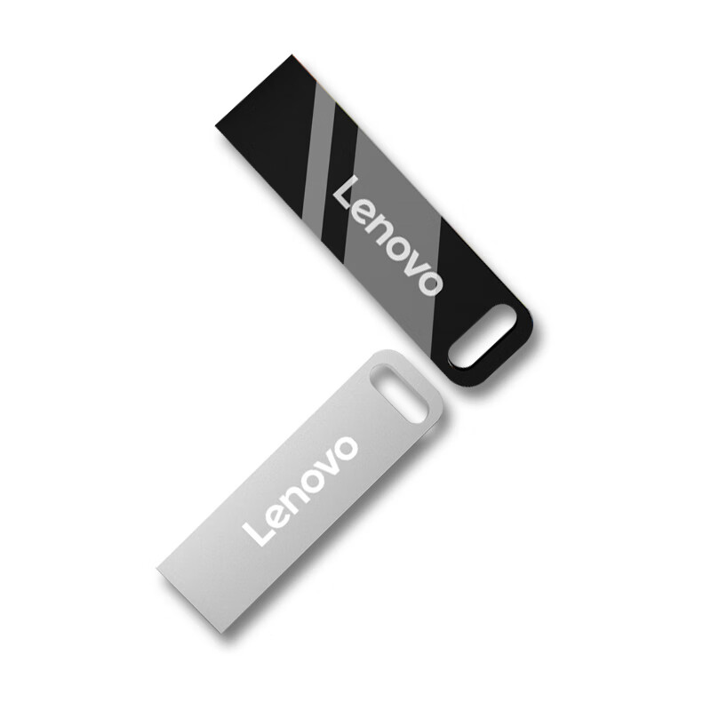 联想(Lenovo)U盘 USB3.2闪存盘 高速传输U盘 金属 移动便捷 办公商务优盘2.0车载U盘优盘 SX110 枪色2.0+精美钥匙扣 16GB
