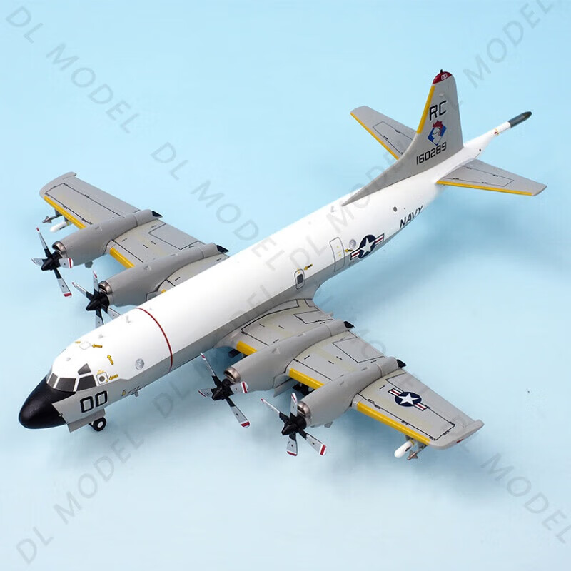 p-3c反潜机 hogan hg7860美国海军1/200 p3合金飞机战机模型摆件成品