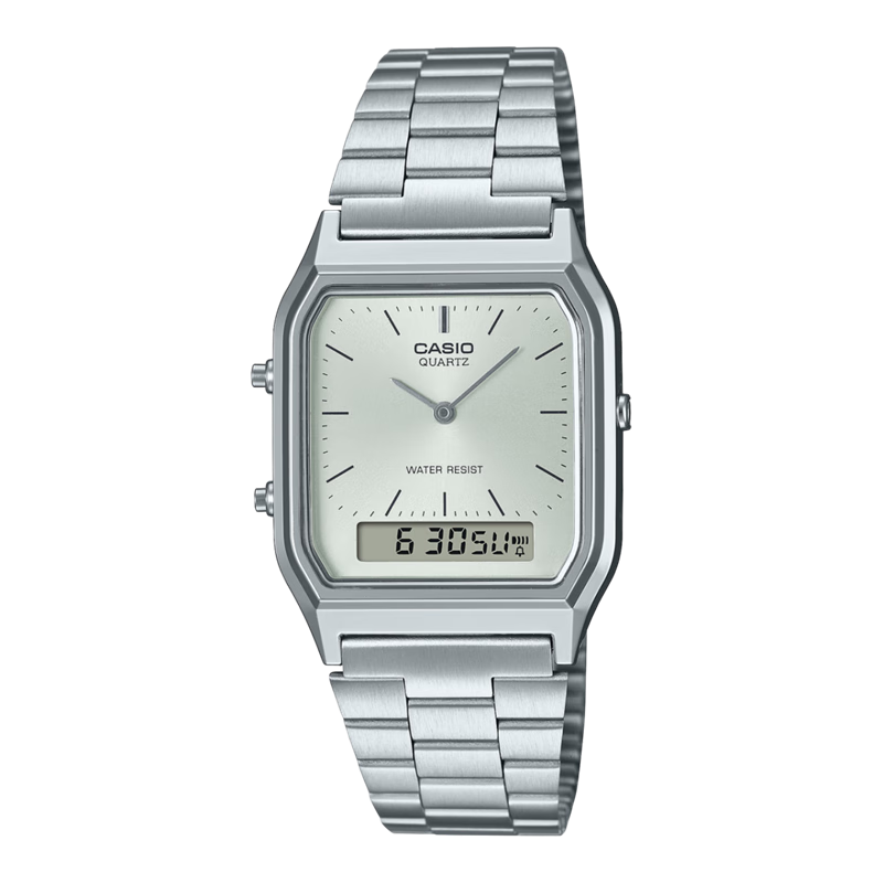 ����ŷ��CASIO������ʱ�м�Լ����ָ��Һ��˫���ֱ�AQ-230A-7AMQYDF 169Ԫ
