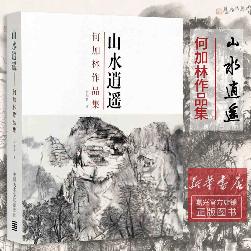 山水逍遥(何加林作品集) 绘画艺术作品收藏鉴赏山水画写生创作技巧技法艺术评论书籍 中国美术学院出版社