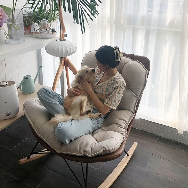 林氏家居广东佛山十大家具品牌前十名摇椅懒人椅摇摇椅躺椅摇椅阳台