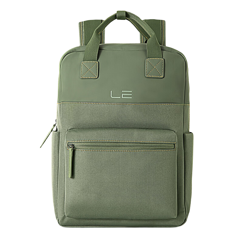 樂(lè)上(LEXON)雙肩包男15英寸筆記本電腦包防潑水背包女休閑學(xué)生情侶書包禮物