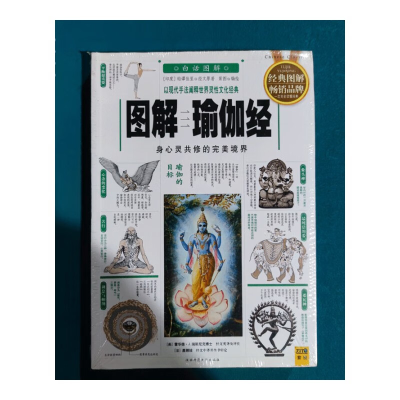 图解瑜伽经 新版 帕谭佳里 陕西师范大学出版社