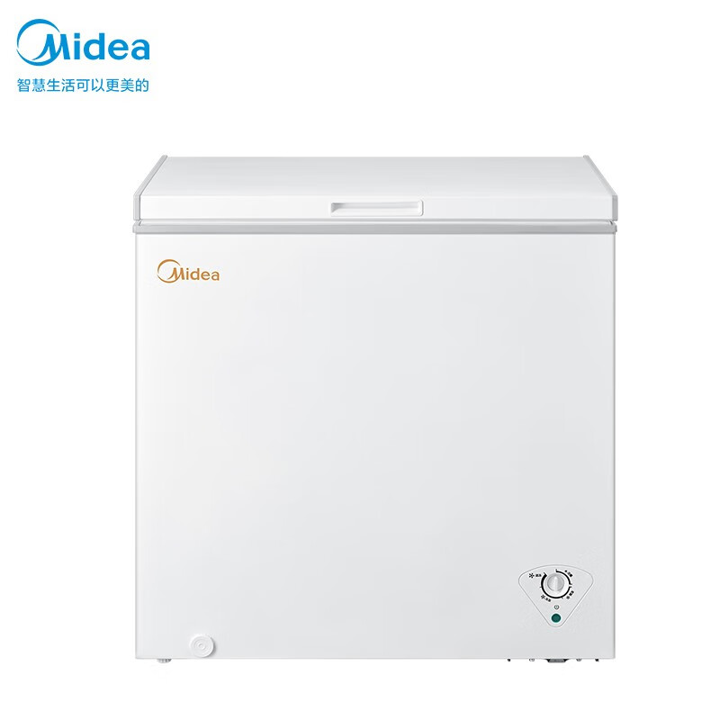 美的(midea)203升 冷藏冷冻转换冰柜 家商两用大冷柜 一级能效 单温