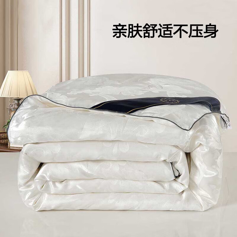 VTX蚕丝被 四季蚕丝被柞蚕丝长丝被芯亲肤柔软春夏秋双人被芯 子母被 150*215cm 填充量700g冬被