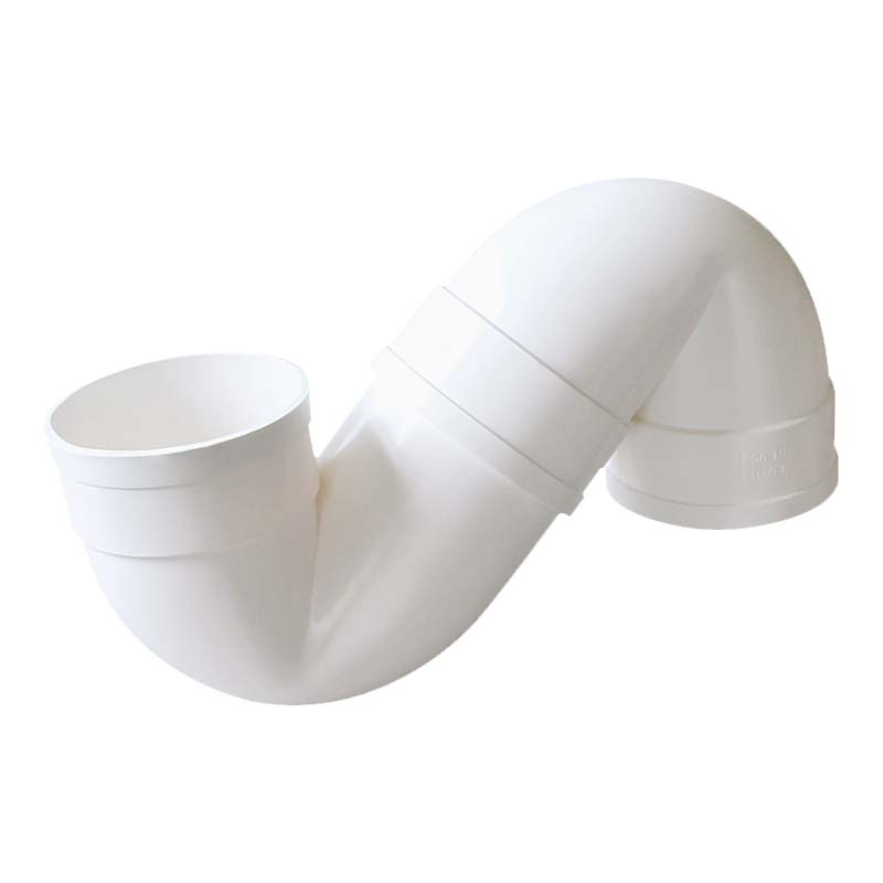 京云灿pvc存水弯s型排水管 加厚防裂抗压 110无口存水s弯