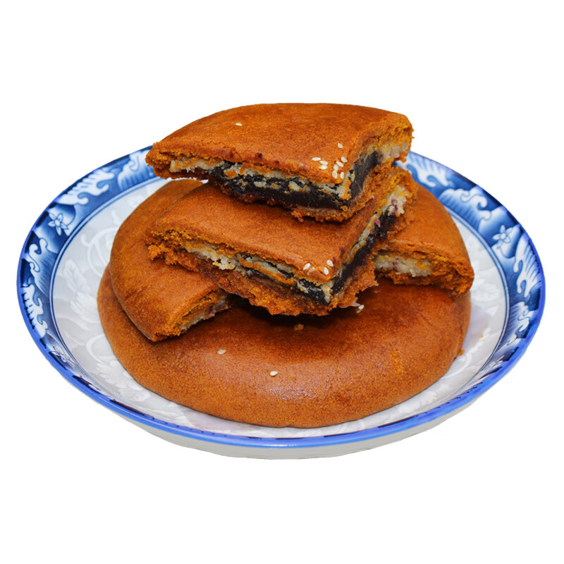 鲜有志云南特产曲靖荞三香600克手工荞饼小粑粑老式小月饼糕点 荞三香