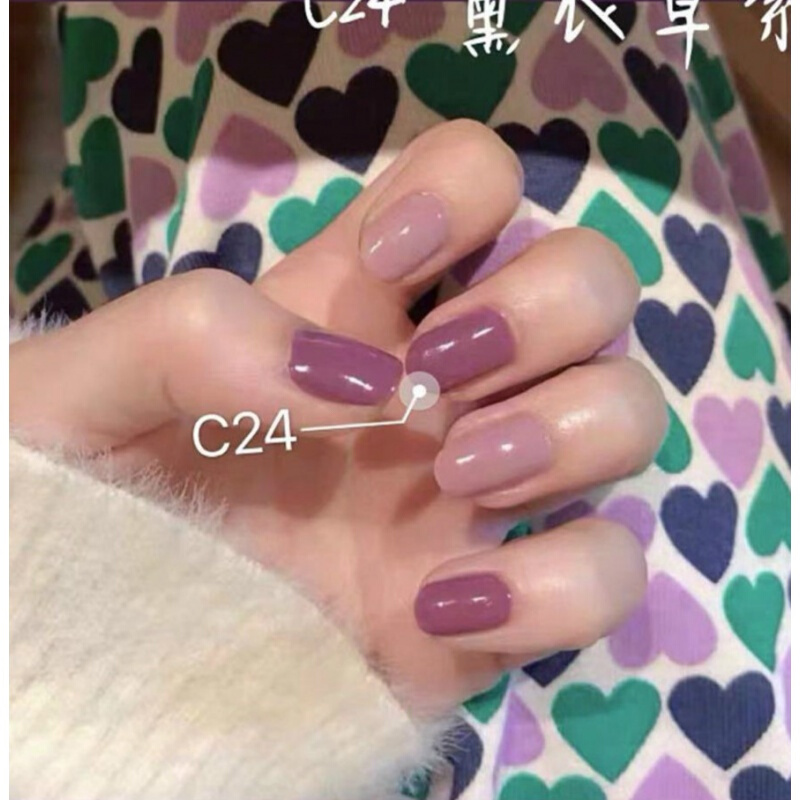指甲油持久不易掉色果冻色跳色免烤新款快干显白网红学生美甲油