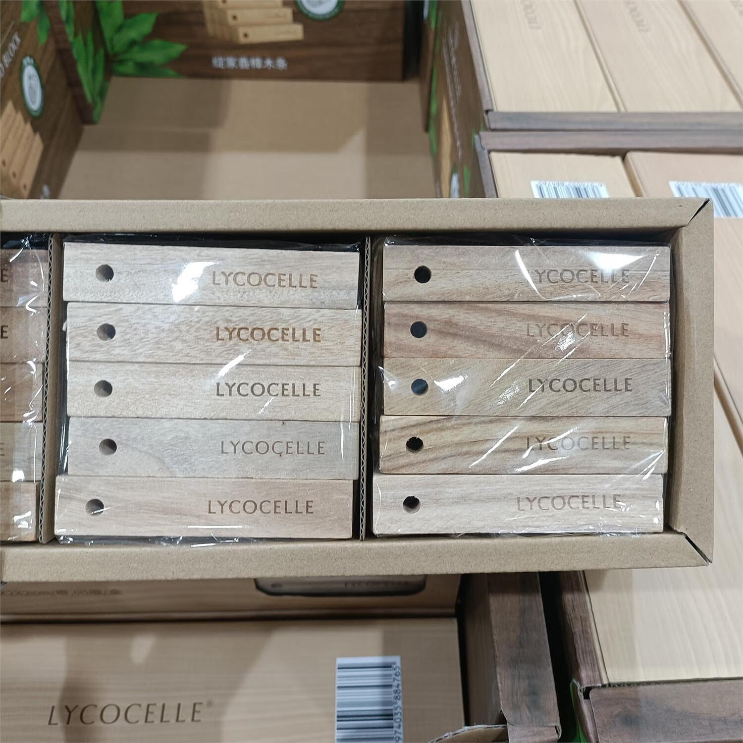 山姆绽家香樟木条块60根衣帽间鞋书柜车内防虫蛀霉去除臭异味 整盒60根