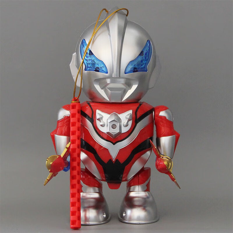 男孩卡通手提发光灯笼行走发声罗布奥特曼元宵中 捷德奥特曼灯笼送