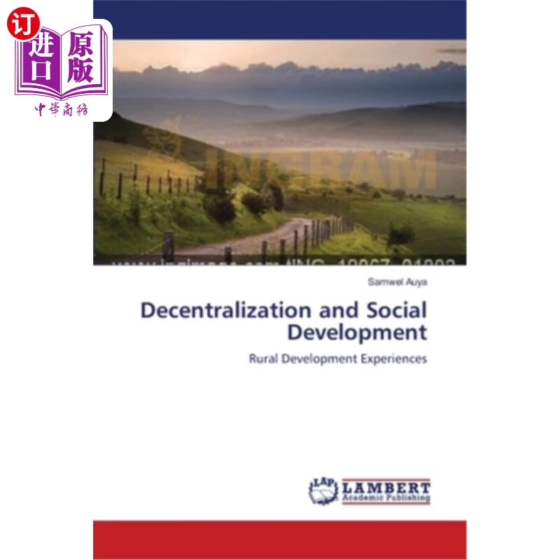 海外直订decentralization and social development 权力下放和社会