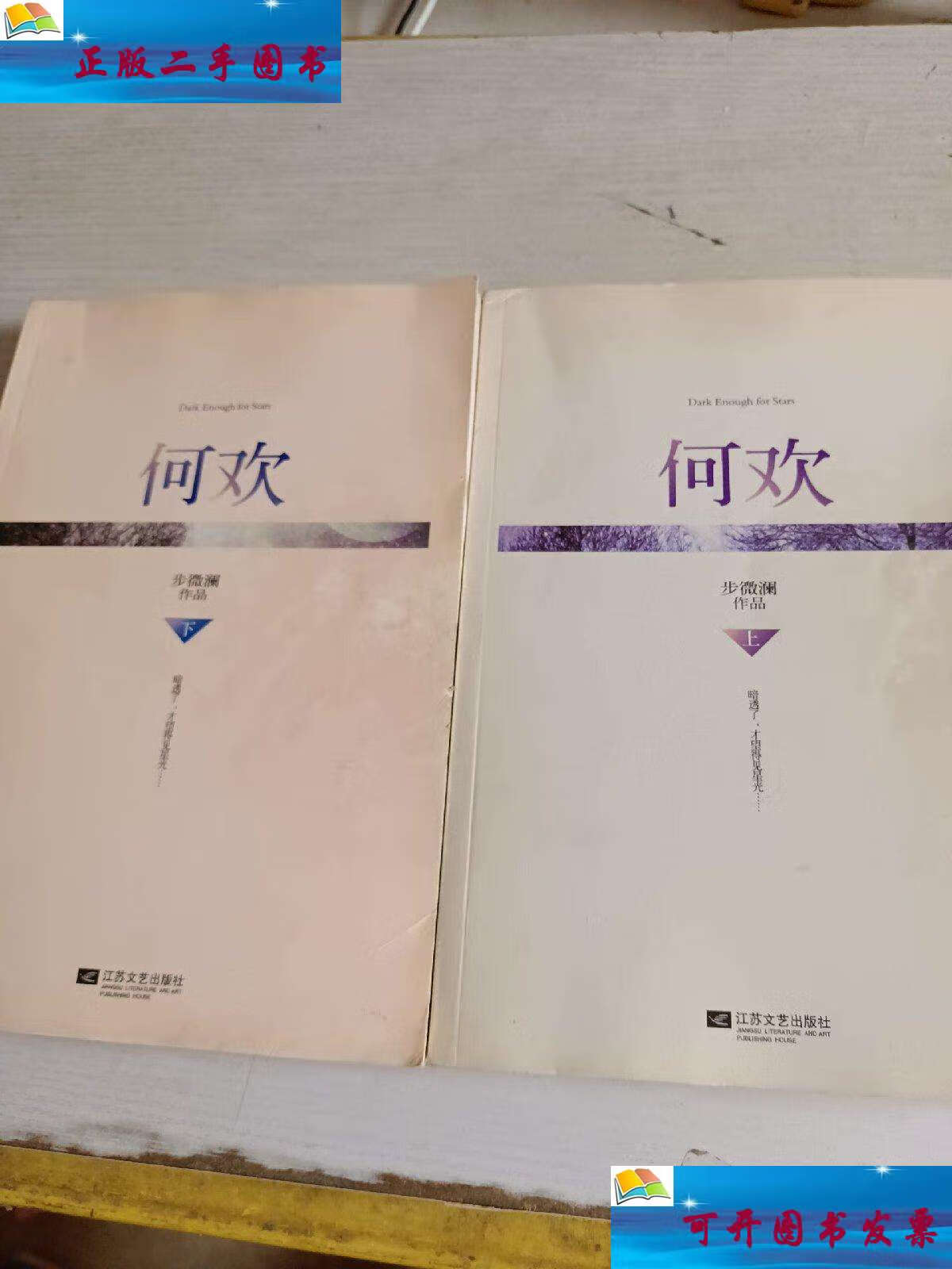 【二手9成新】何欢 上下 /步微澜 江苏文艺