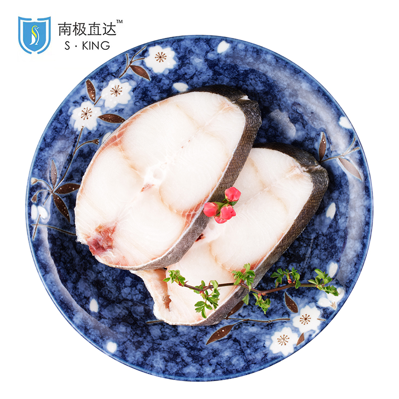 南极直达 冷冻黑鳕鱼(裸盖鱼)300g 中段 鳕鱼 生鲜 鱼类 海鲜水产
