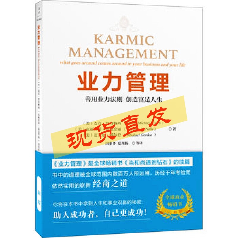 业力管理 新版 善用业力法则 创造富足人生 当和尚遇到钻石续篇 能断金刚作者麦克·罗奇作品