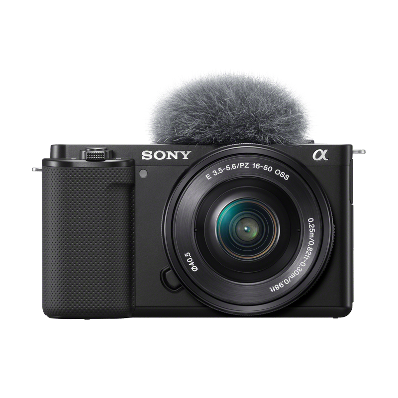 SONY 索尼 ZV-E10 APS-C画幅 微单相机 黑色 E PZ 16-50mm F3.5 OSS 变焦镜头 单头套机
