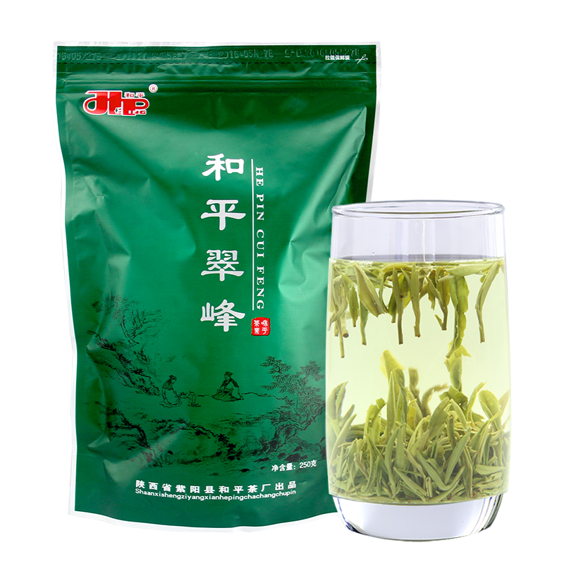 2023和平茶业绿茶价格走势，陕西特产翠峰半斤袋装栗香如何？|京东绿茶历史价格在线查询