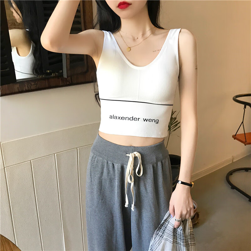 密龄少女文胸高中生女生内衣内衣女无钢圈美背文胸小胸聚拢运动吊带背