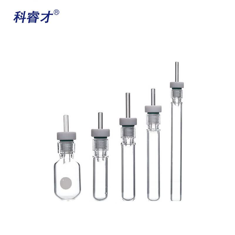 科睿才玻璃耐压管具导气厚壁耐压瓶导气真空接口氨基酸蛋白质水解管