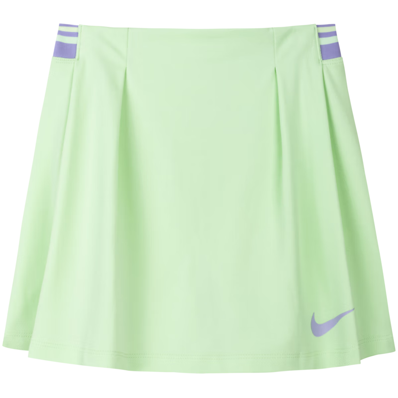 NIKE 耐克童裝女童夏季短裙套裝新款寬松舒適兒童褲裙套裝 淡綠色 130 /56 【建議身高116-122cm】