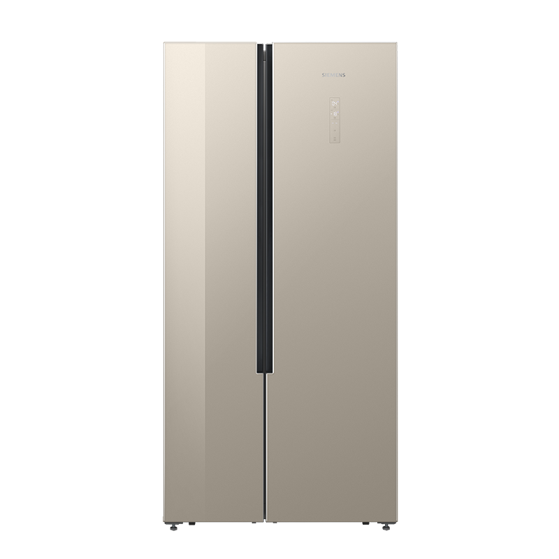 无霜变频冰箱 双开门二门玻璃面板超薄可嵌入 旋转制冰盒kx52ns30ti