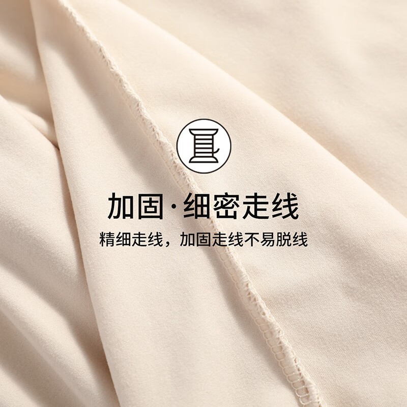 六月玫瑰 保暖内衣女秋冬新款美体保暖高弹修身蕾丝秋衣秋裤套装女 米白 XL
