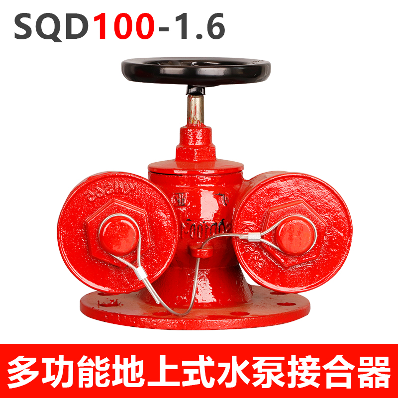 定制多功能水泵接合器sqd100新型老式地上地下sqs150消防水泵结合