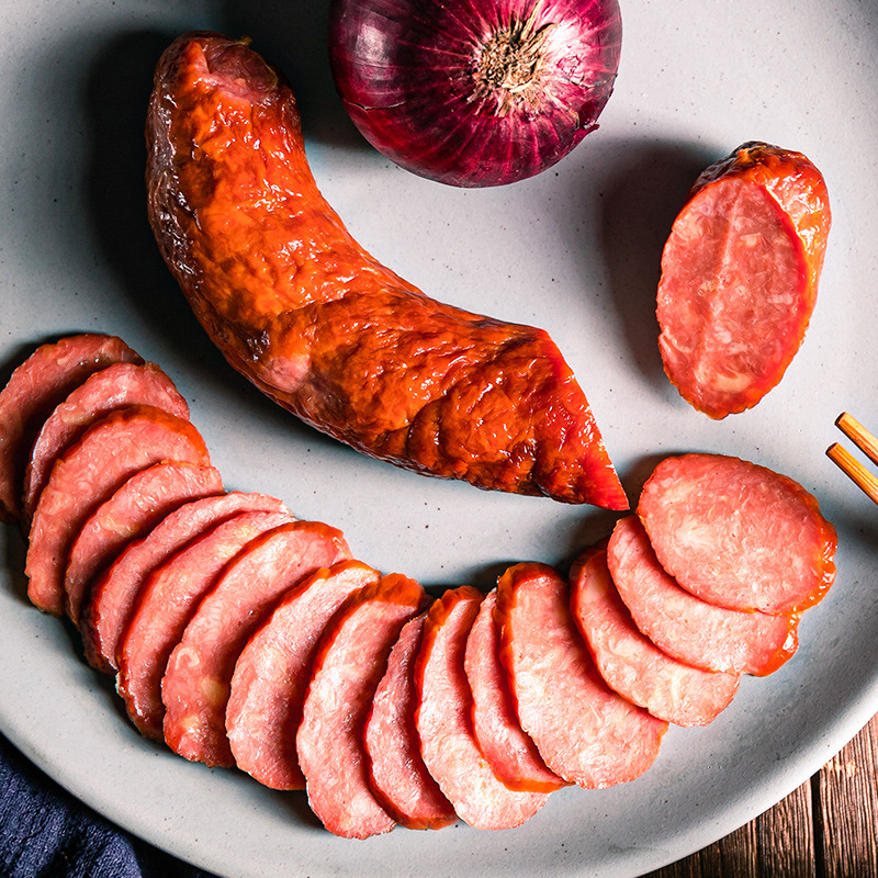 朝阳柏慧燕都干烧烤肠特色风味红肠肉花肠干熏特色肉肠 700克(共两根)