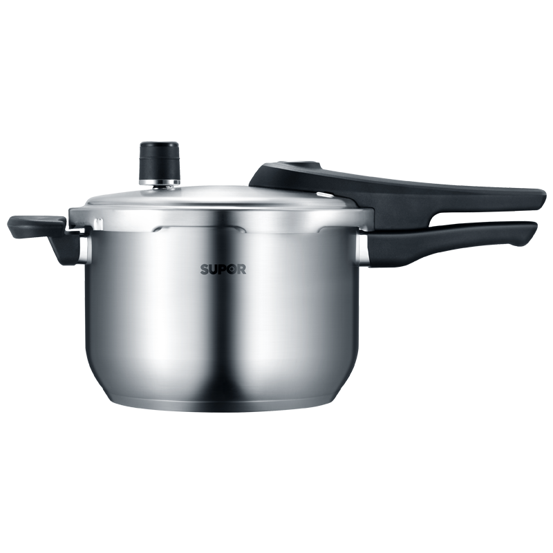 苏泊尔（SUPOR）高压锅304不锈钢加厚防爆压力锅蓝眼系列燃气电磁炉通用 7升 24cm