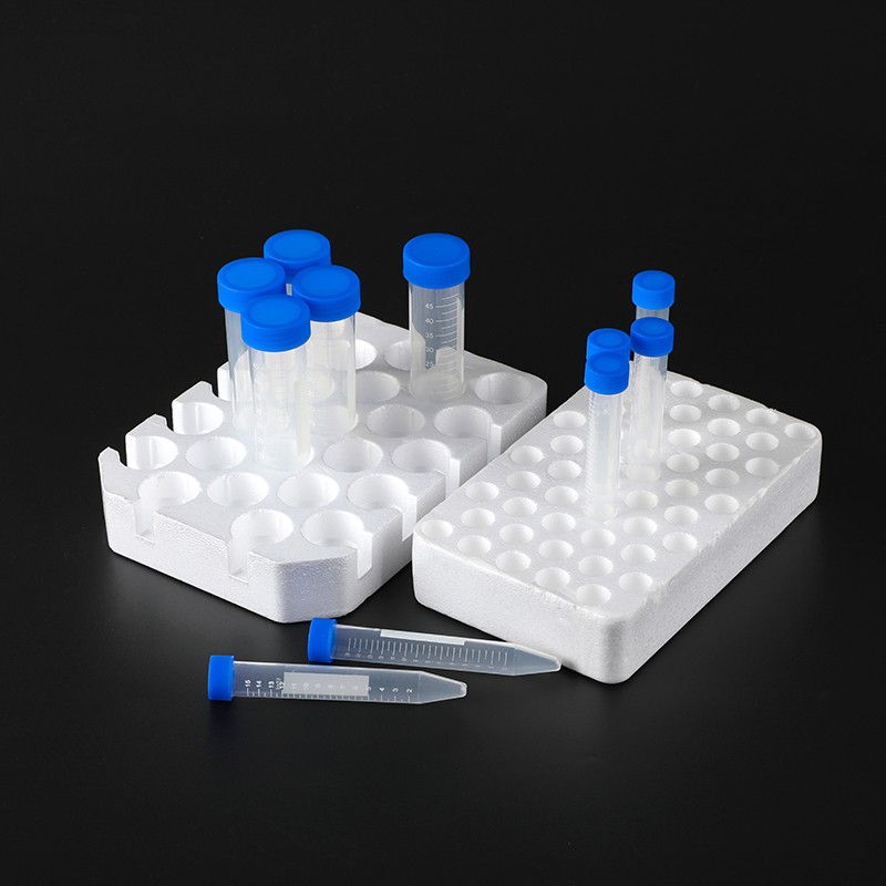 koraba离心管试管泡沫底座 15ml50孔/50ml25孔离心管架 试管架托架
