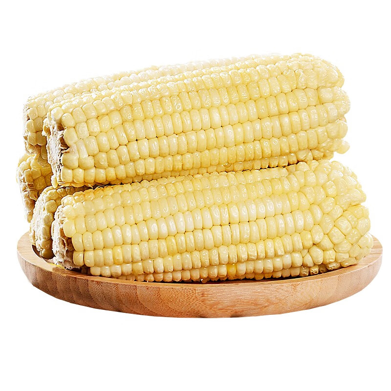 静益乐源甜香白玉米棒 玉米穗粒 新鲜蔬菜 真空包装 200g*10根
