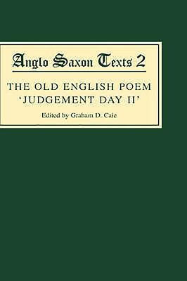 预订 the old english poem judgement day ii: a critical edition