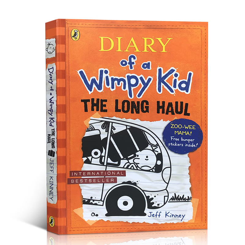 英文原版 小屁孩日记9 diary of a wimpy kid: the long haul9 桥梁