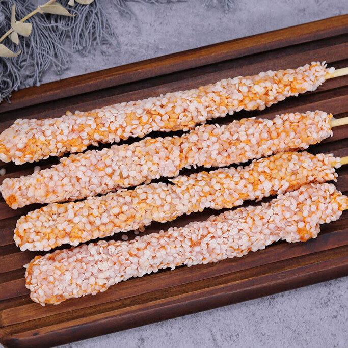 皓谦雪花肉串商用冷冻油炸小吃鸡柳棒无骨鸡柳鸡肉串里脊肉大串