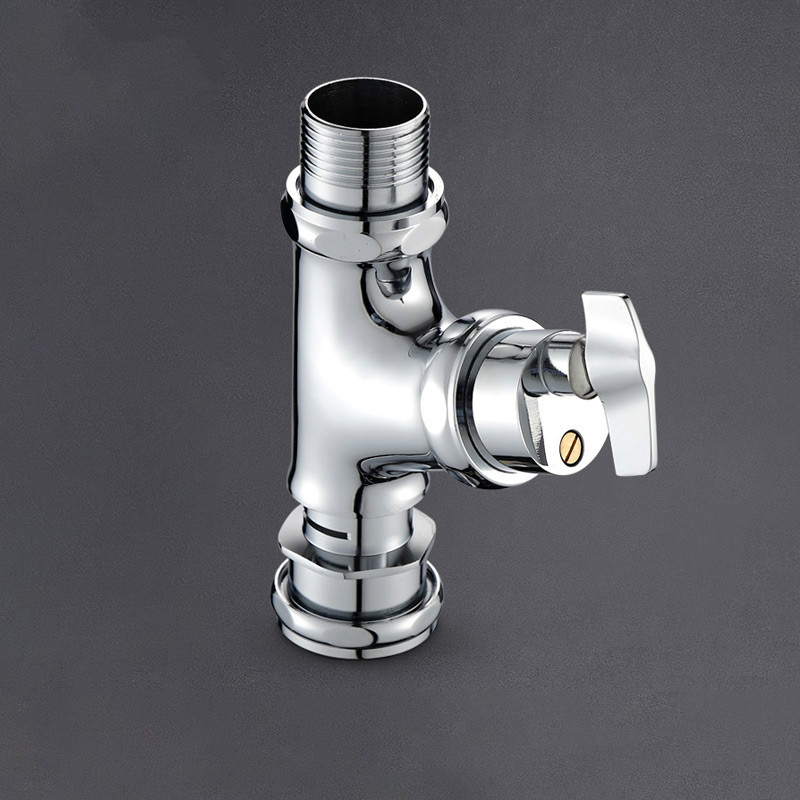 公共卫生间手扭老式冲洗阀纯铜延时阀冲水阀厕所小便阀 老式手拧冲水