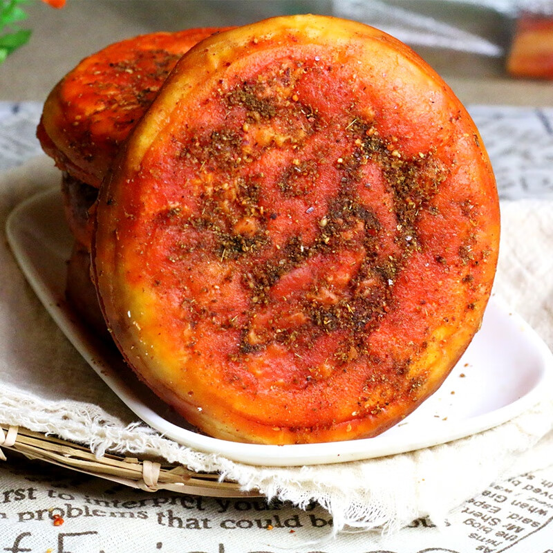 虎钢馋陇香福烤油馍烧烤麻辣孜然味烤馍甘肃特色烧饼白吉饼油馍饼子