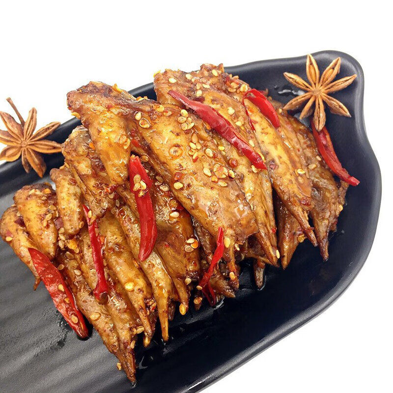 做麻辣鸡翅尖卤味零食四川特产香辣冷吃鸡尖美食小吃私房菜 麻辣味1袋