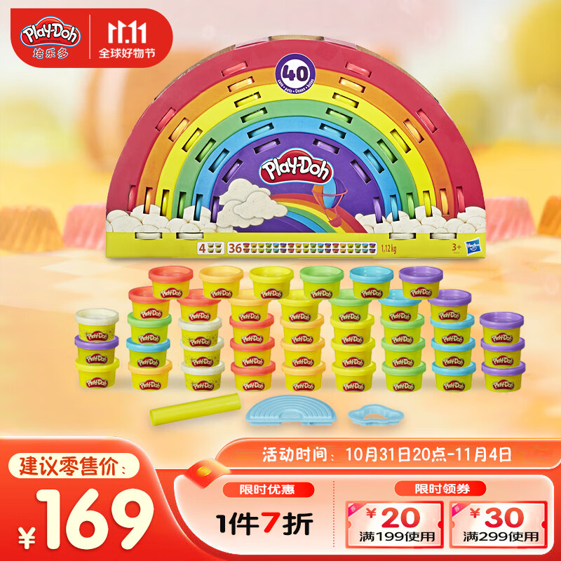 孩之宝（Hasbro）培乐多彩泥橡皮泥玩具DIY手工儿童生日礼物彩虹40罐派对装E6016使用感如何?