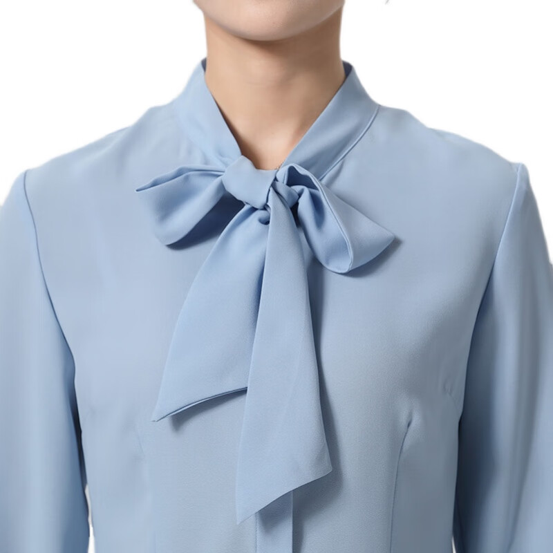 借冬宝马领创工装新款4s店衬衫工作服宝马销售蓝色工装衬衣修身西裤