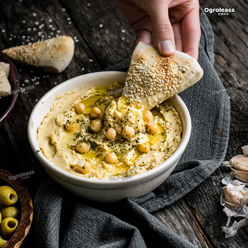 欧格利司（Ogroleass）进口邦多瑞鹰嘴豆泥 西部约翰金枪鱼轻食餐即食沙拉非罐头速食 【邦多瑞】鹰嘴豆泥230g*3盒