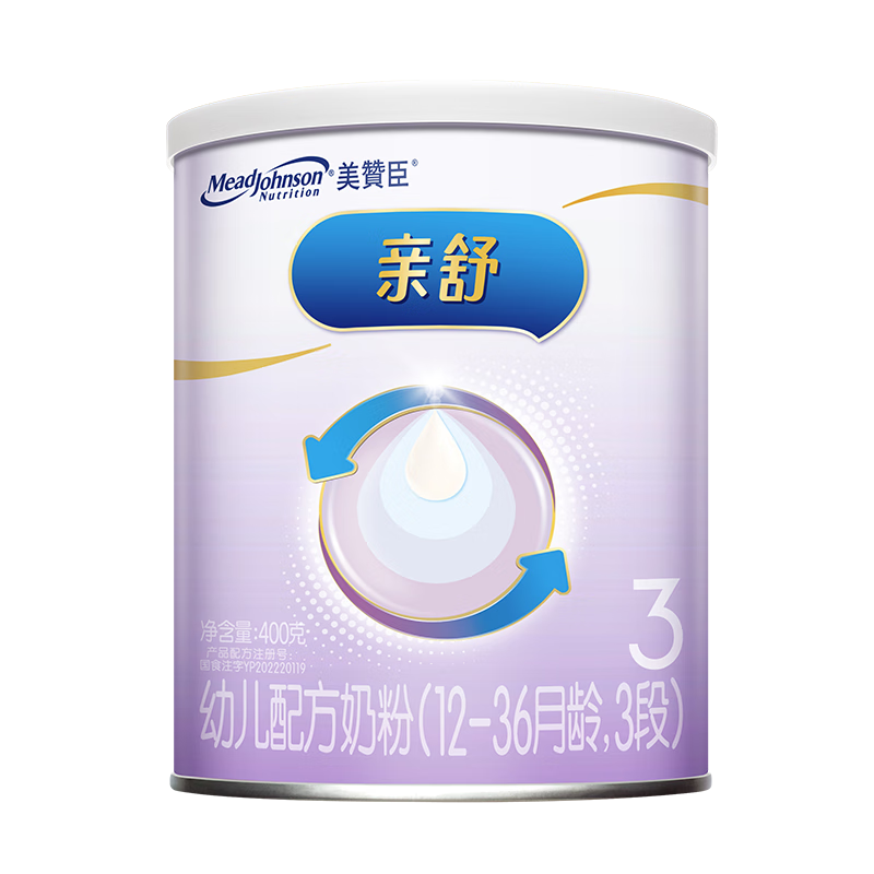 ���ڲ�����Mead Johnson/���޳� ���� 3�� Ӥ�׶��̷� 400g 1�� 108.9Ԫ